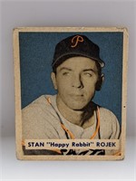 1949 Bowman 135 Stan (Happy Rabbit) Rojek Pirates
