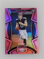 2023 Will Levis Panini Certified Pink RC /199