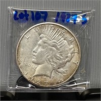 1927 - S Peace Silver $ Coin