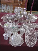 Misc lot of Crystal glassware