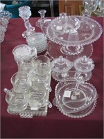 Misc lot of Candlewick  glassware