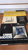 Lot of Board Games Crime Stoppers and Dispatcher