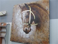 39 x 39 Horse picture on Canvas