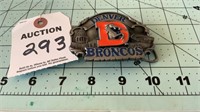 1988 Limited Edition Denver Broncos Belt Buckle
