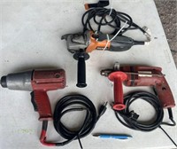 BOX LOT: POWER TOOLS - RIDGID GRINDER,