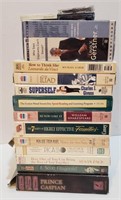 Lot of Various Self Help VHS & Cassette Tapes