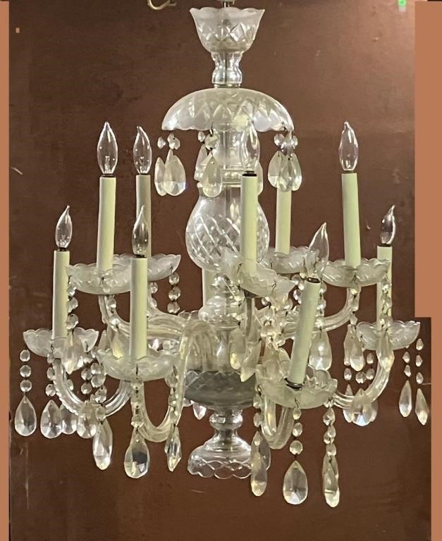 Crystal Chandelier in the style of Waterford