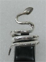 Sterling Silver Hallmarked Snake Ring
