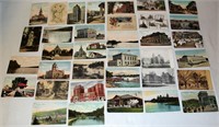 35 Tourist Postcards from 1900-1927