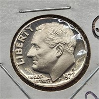 1977-S Roosevelt Dime Deep Cameo