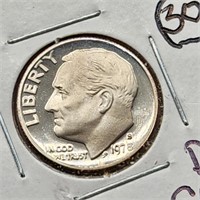 1978-S Roosevelt Dime Deep Cameo