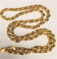 $1799 10K  11.9G 24" Necklace