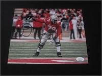 Dawand Jones Signed 8x10 Photo JSA Witnessed