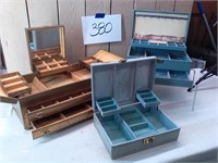 (3) VTG JEWELRY BOXES