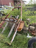Boat trailer, landscaping blocks/bricks