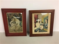 Lot of two early Currier prints