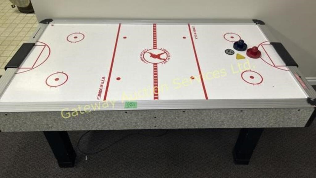 Air Hockey Table Approx 6 ft L x 38 in W 32in H
