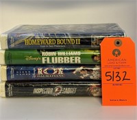 Various Walt Disney VHS Clamshell Tapes