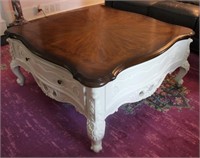 Antique Queen Anne Style Coffee Table