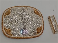 Crumrine belt buckle