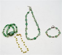 Jade Jewelry Lot