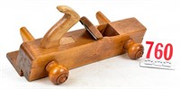 Beech with boxwood arms tongue plane