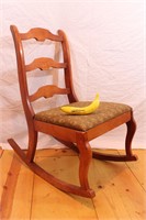 Vintage Maple Rocking Chair