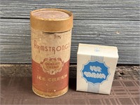 Pair Of Antique Ice Cream Boxes