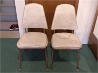 2 Chairs - Measure Approx 16" W x 22" L x 34" T,