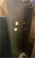 Grey Metal storage cabinet 78T/18D/36 wide