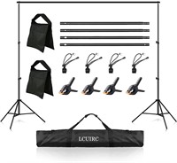 Backdrop Stand Kit  6.5x10ft with Crossbars