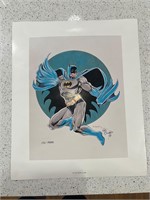 Pat Broderick Signed 1/90 Batman Art Lithograph