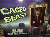 Caged beast life sized