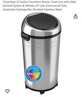 iTouchless 23 Gallon Touchless Sensor Trash Can