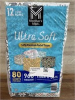 Members mark ultra soft 12 pack tissues