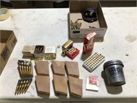 Lot misc. ammo, 7 bus German military 1938 8mm
