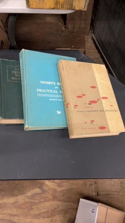 7 Vintage nursing books