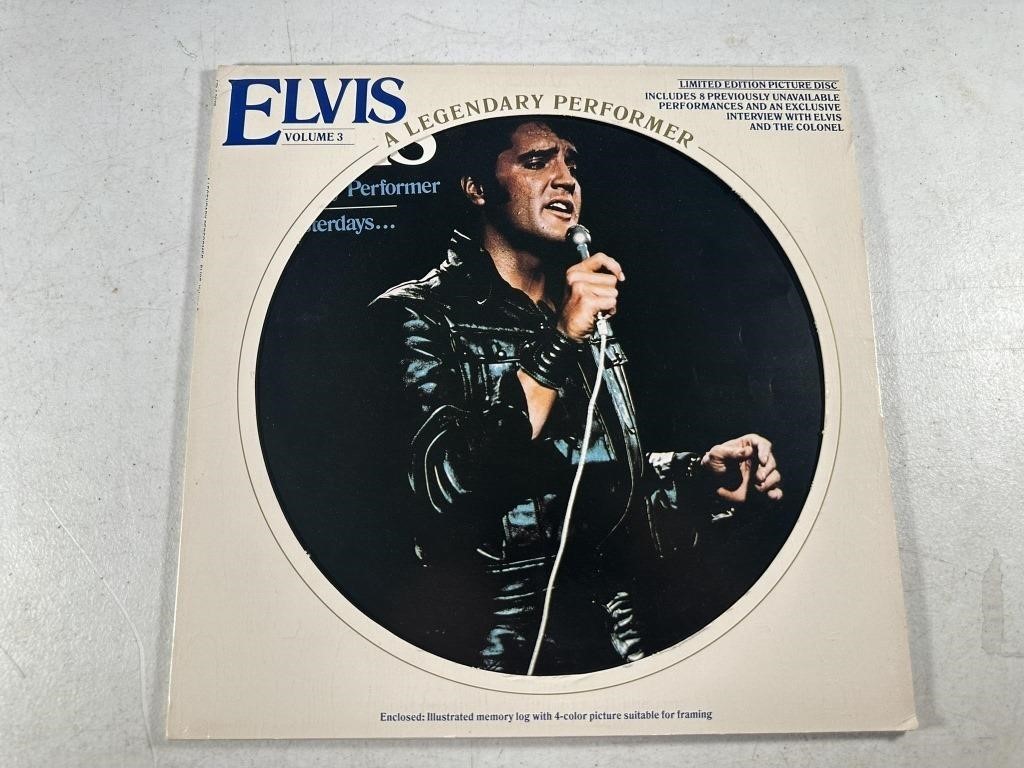 LP RECORD - ELVIS VOLUME 3 "A LEGENDARY