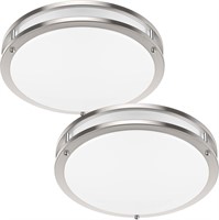 NEW $126 LED Ceiling Light Fixtures, 2PACK