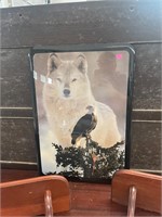 Wolf & Eagle Clock