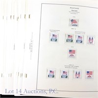 1963 - 1989 U.S. postage Stamps - Mint (31 pages)