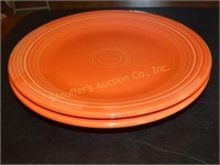 2 Homer Laughlin China Co., Fiesta plates, 10