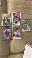 1976 Topps Rod Carew, Jim Palmer, Pete Rose, Reggi