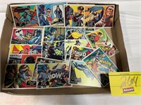 FLAT W/ VINTAGE 1960'S BATMAN TRADING CARDS