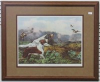 Hunting Scene By Currier and Ives