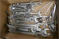 LARGE BOX OF ASST STANDARD WRENCHES