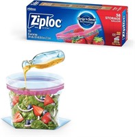 Ziploc Storage Bags with New Grip 'n Seal x 6