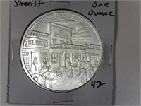Sheriff One Ounce Silver Round