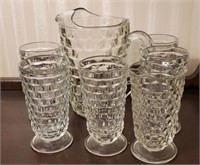 Whitehall Clear Cubed Glassware