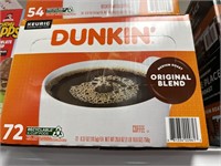 Dunkin med roast 72 K cups